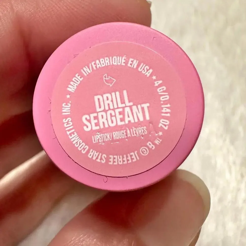 NIB Jeffree Star Drill Sergeant Velvet Trap Lipstick Full Size 4g